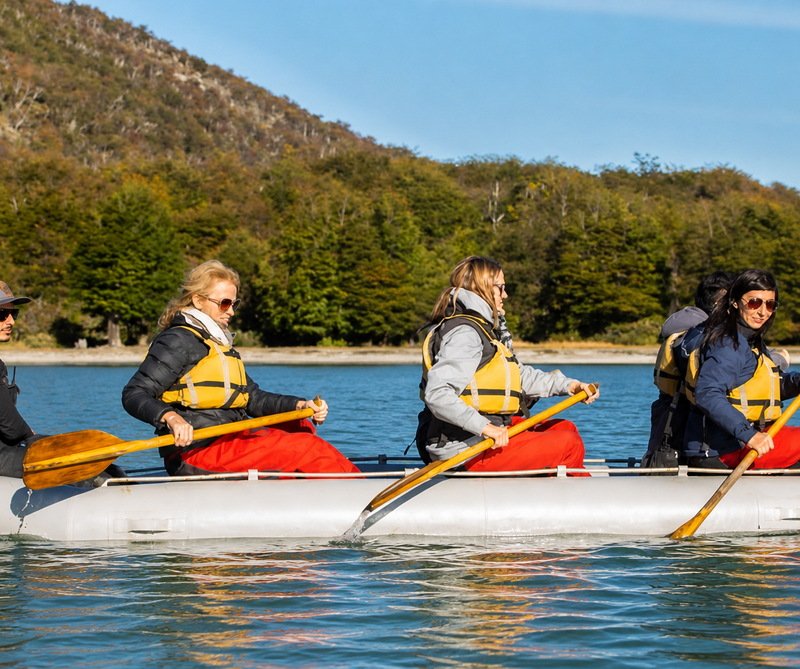 Trekking y canoas en el Parque Nacional Tierra del Fuego