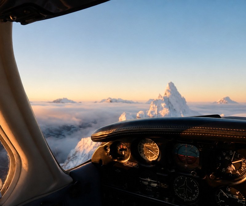 Circuito doble en avioneta sobre Ushuaia